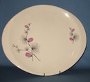 Canonsburg Pottery Wild Clover oval platter