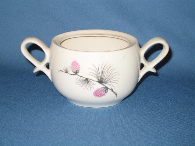 Canonsburg Pottery Wild Clover sugar base