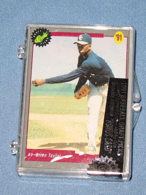 Classic Premiere Edition 1991 MLB baseball draft picks cards NIB