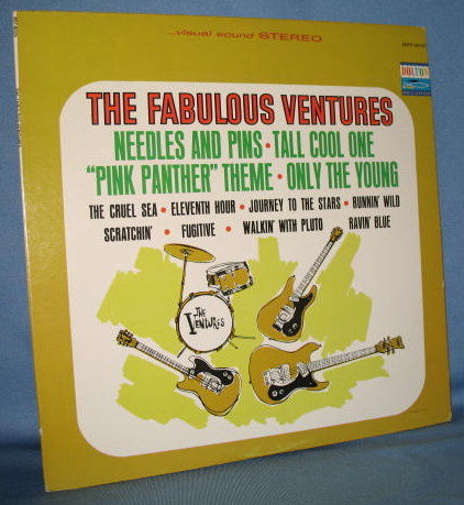 The Fabulous Ventures 33 RPM LP record