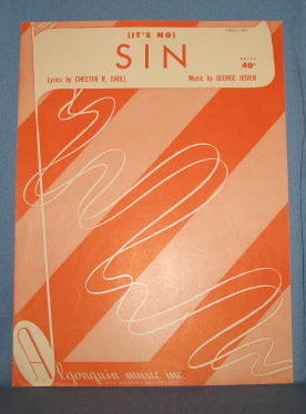 (It's No) Sin sheet music