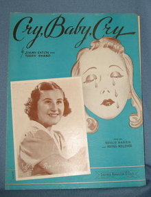 Cry, Baby, Cry sheet music