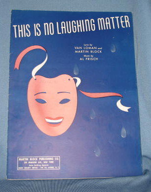 This is No Laughing Matter sheet music
