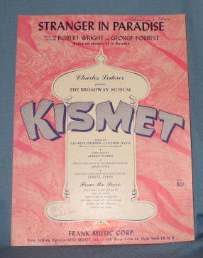 Stranger in Paradise sheet music