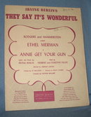 They Say It's Wonderful sheet music