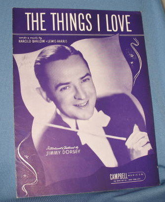 The Things I Love sheet music