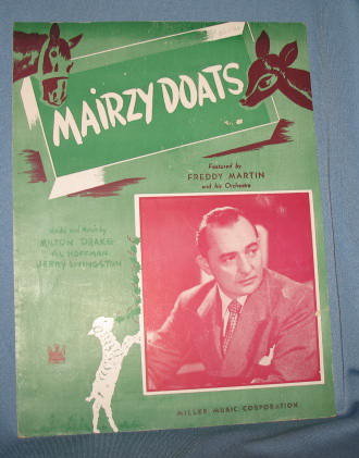 Mairzy Doats sheet music