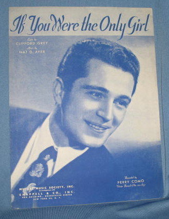 If You Were the Only Girl sheet music
