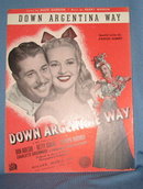 Down Argentina Way sheet music