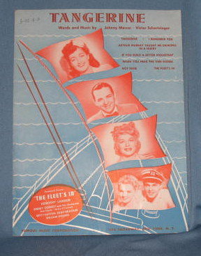 Tangerine sheet music