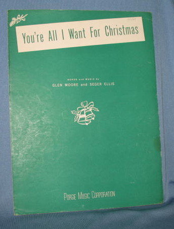 You're All I Want for Christmas sheet music