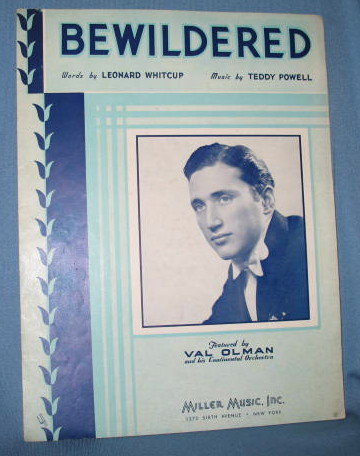 Bewildered sheet music