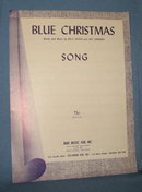 Blue Christmas sheet music