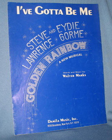 I' ve Gotta Be Me sheet music