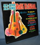 All-Star All-Time Folk Festival 33 RPM LP record