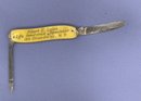 Albert E. Lowe Life Insurance Specialist, 120 Broadway, N.Y. advertising pen knife