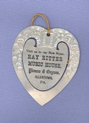 Ray Ritter Music House, Allentown PA aluminum advertising bookmark