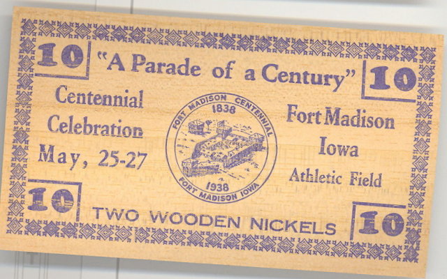 Centennial Celebration, Fort Madison, Iowa paper