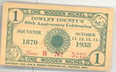 Cowley County's 68th Anniversary Celebration paper