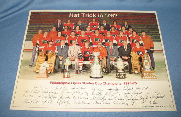 1974/75 Philadelphia Flyers Stanley Cup Champions photo, Supplement to Philadelphia Bulletin