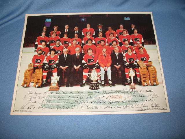 1976/77 Philadelphia Flyers photo, Supplement to Philadelphia Bulletin