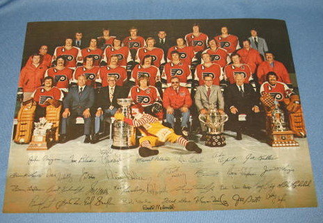1973/74 Philadelphia Flyers photo, McDonald's photo
