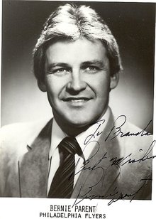 Philadelphia Flyers Bernie Parent autographed picture