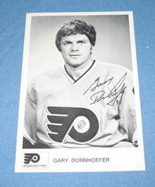 Philadelphia Flyers Gary Dornhoefer autographed picture