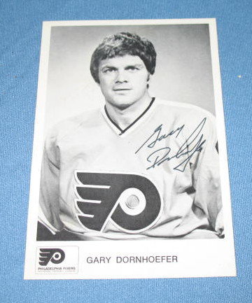 Philadelphia Flyers Gary Dornhoefer autographed picture