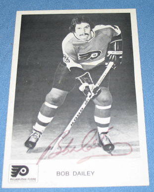 Philadelphia Flyers Bob Dailey autographed picture