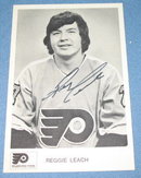 Philadelphia Flyers Reggie Leach autographed picture