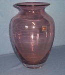 Blenko handmade purple glass vase