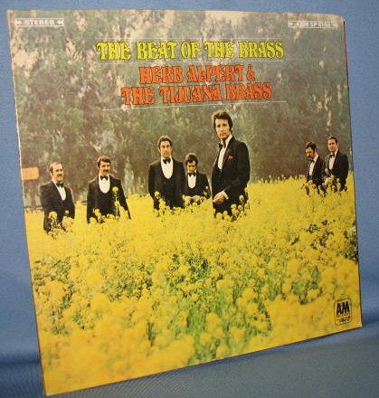 Herb Alpert and the Tijuana Brass : The Beat of the Brass 33 RPM LP record album