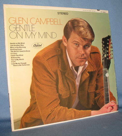Glen Campbell : Gentle On My Mind 33 RPM LP record