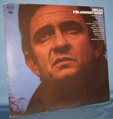 Hello, I'm Johnny Cash 33 RPM LP record