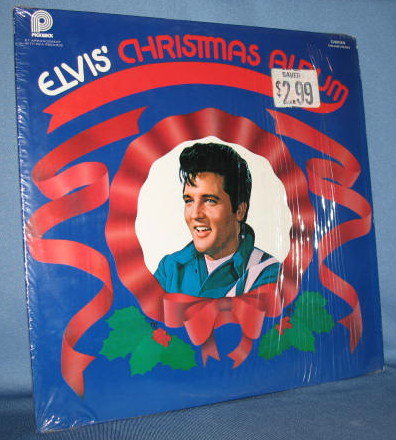 Elvis' Christmas Album 33 RPM LP record
