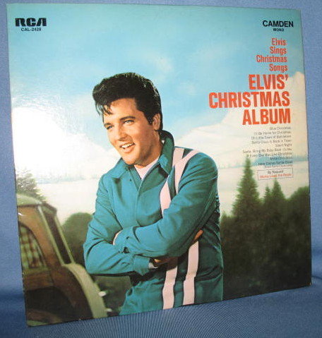 Elvis' Christmas Album 33 RPM LP record