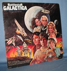 Battlestar Galactica 33 RPM LP record