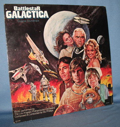 Battlestar Galactica 33 RPM LP record