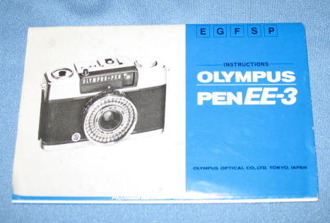 Olympus Pen EE-3 camera instruction booklet