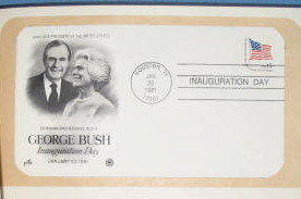 Vice Presidential Inaugural Cover, 1981, George H. W. Bush