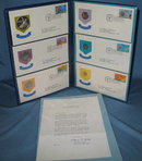 British Virgin Islands First Day Cachets : 6 first official coins and six first day covers