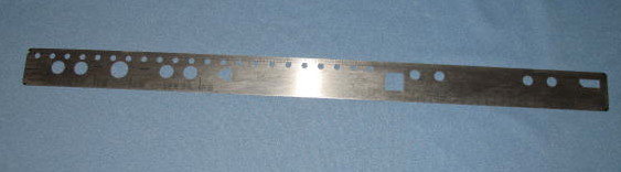 Woodward No. 606218 inch steel rule