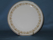 Sheffield Imperial Gold bread plate