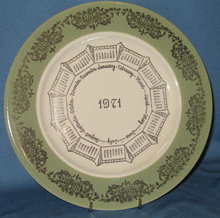 1971 calendar plate