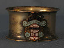 1924 British Empire Exhibition napkin ring