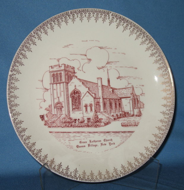 Grace Lutheran Church, Queens Village, New York souvenir plate