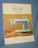 Instructions for Using Touch and Sew Straight Stitch Sewing Machine from the Singer Company