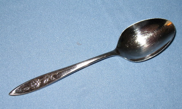 Oneida My Rose Community Stainless oval soup spoon