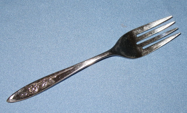 Oneida My Rose Community Stainless salad fork